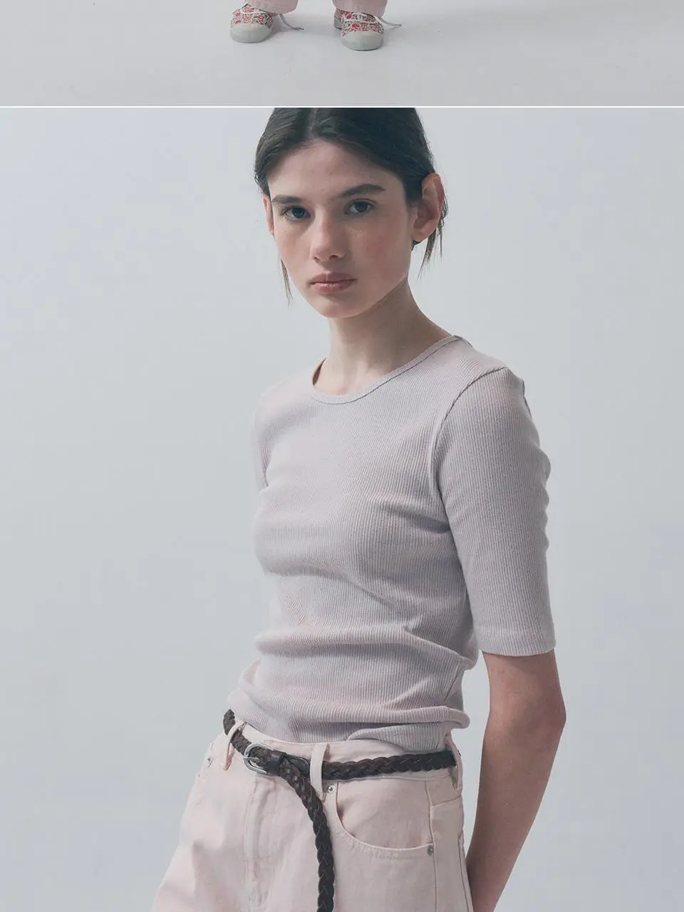 [모음전] 벤시몽 RIBBED KNIT T-SHIRT - 3color 상세페이지 9